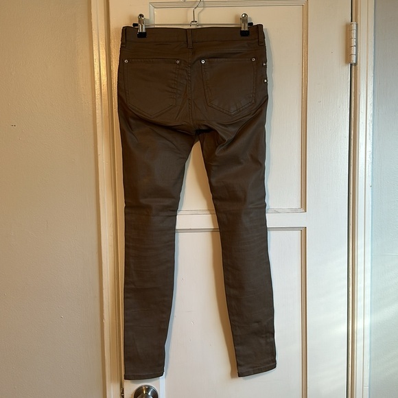 Zara Woman Mid Rise Coated Pant - Picture 2 of 7